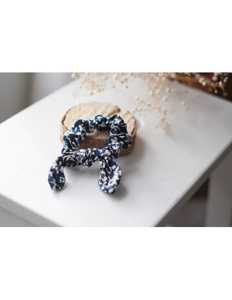 Chouchou Enfant Constance Liberty Bleu Marine