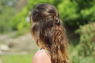 hair clip Cécilia silver 2