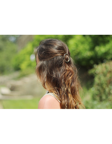 hair clip Cécilia silver