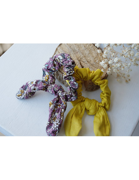 Chouchou Enfant Constance Jaune Vif