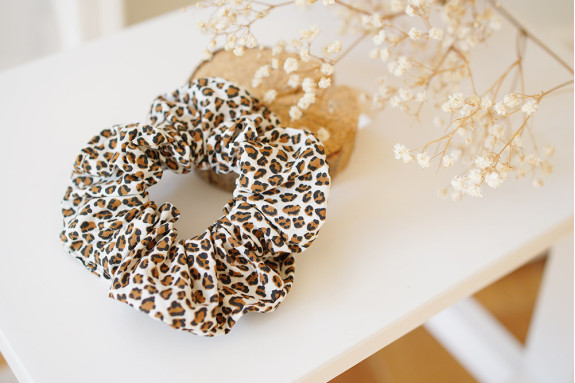 Chouchou Will Imprimé Léopard