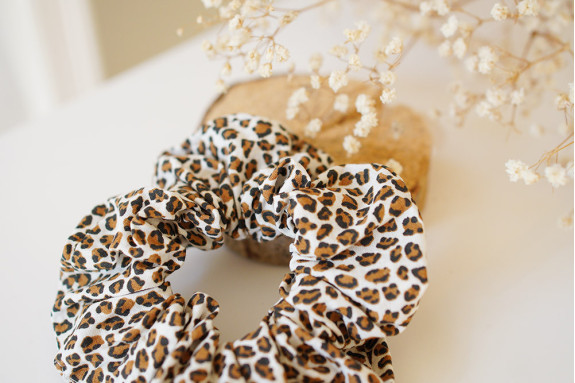 Chouchou Will Imprimé Léopard