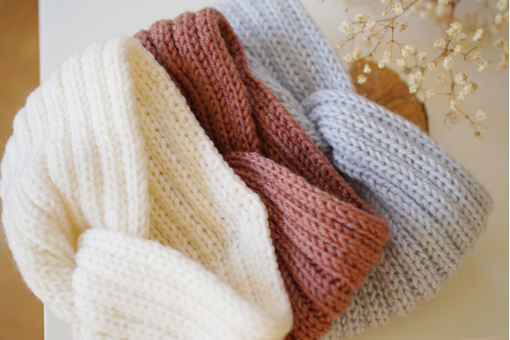 Bandeau Laine Isae Blanc