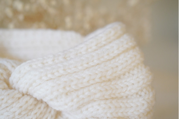 Bandeau Laine Isae Blanc