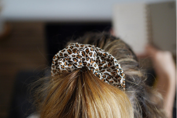 Chouchou Will Imprimé Léopard