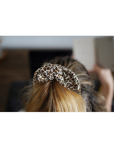 Chouchou Will Imprimé Léopard
