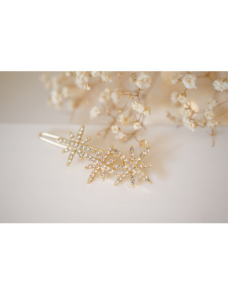 Barrette Erella Étoiles Dorées