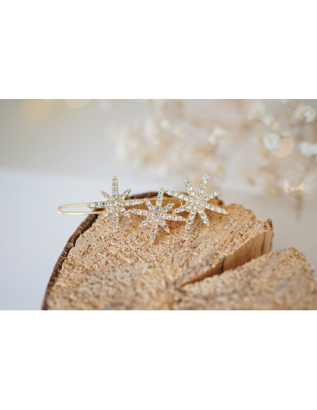Barrette Erella Étoiles Dorées