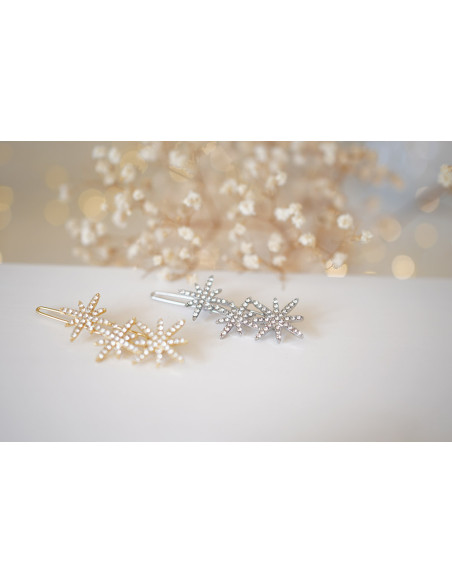 Barrette Erella Étoiles Dorées