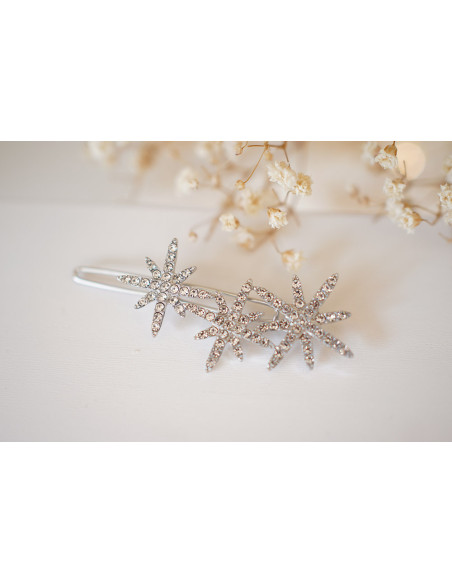 Barrette Erella Étoiles Argeentées