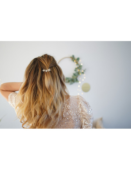 Barrette Erella Étoiles Dorées