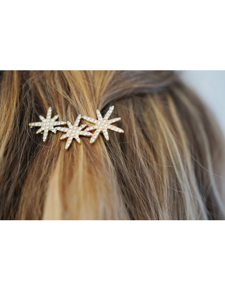 Barrette Erella Étoiles Dorées