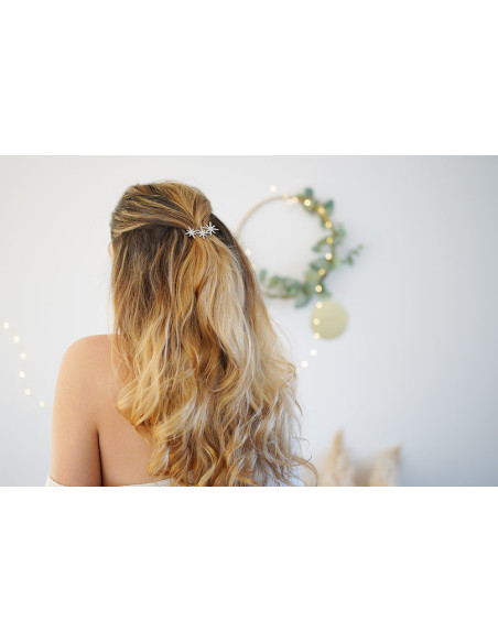 Barrette Erella Étoiles Argeentées
