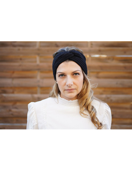 Bandeau Laine Isae Noir