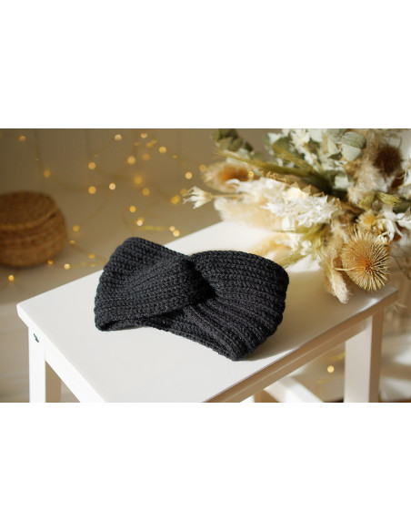 Bandeau Laine Isae Noir