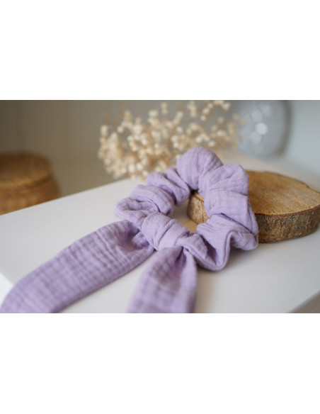 scrunchie Ruban Catherine Lilas