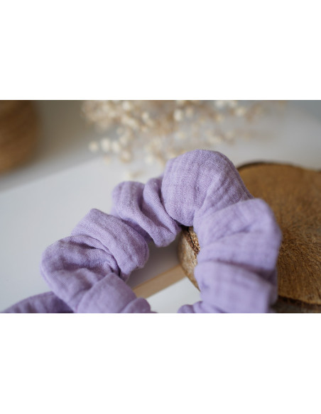 scrunchie Ruban Catherine Lilas