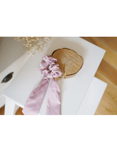 scrunchie Ribbon Lizy Pale Pink