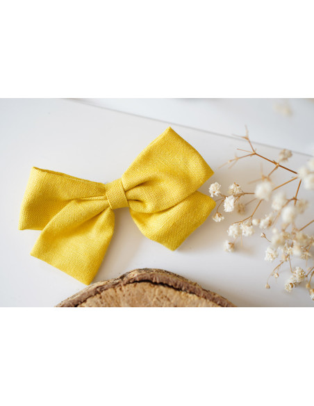 Barrette Irène Petit Noeud Jaune
