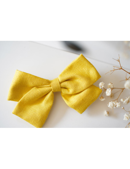 Barrette Irène Petit Noeud Jaune