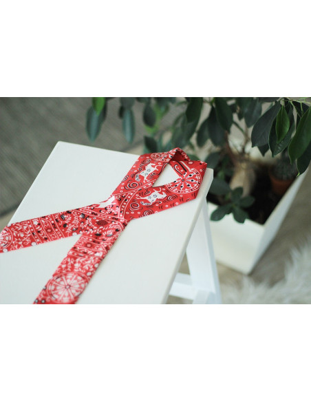 Foulard Léa Rouge