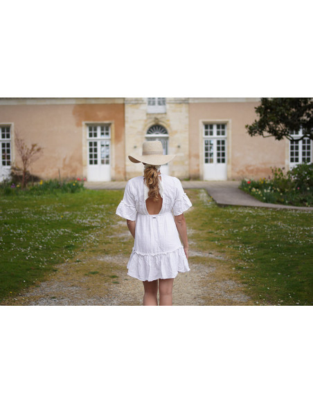 Chouchou Ruban Catherine Blanc