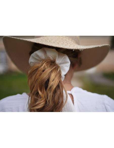Chouchou Ruban Catherine Blanc