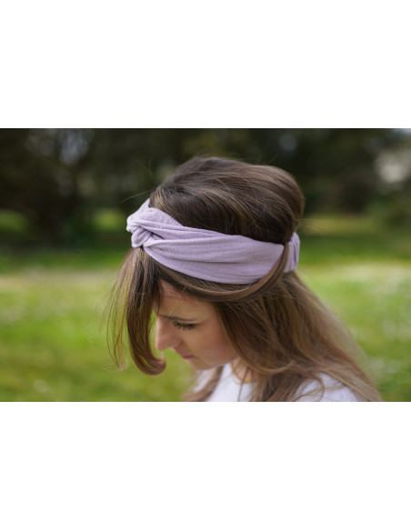 headband Catherine Lilas