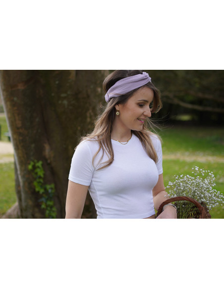 headband Catherine Lilas