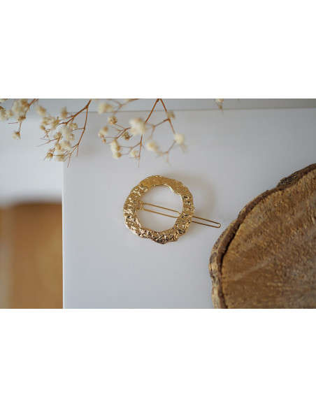 Barrette Manon Couronne Dorée