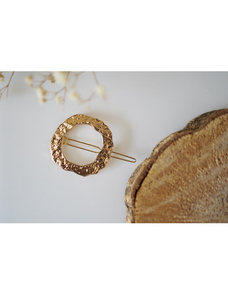 Barrette Manon Couronne Dorée
