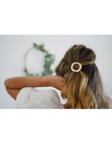 Barrette Manon Couronne Dorée