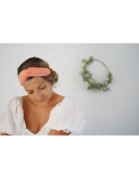 headband Lina Corail et gold
