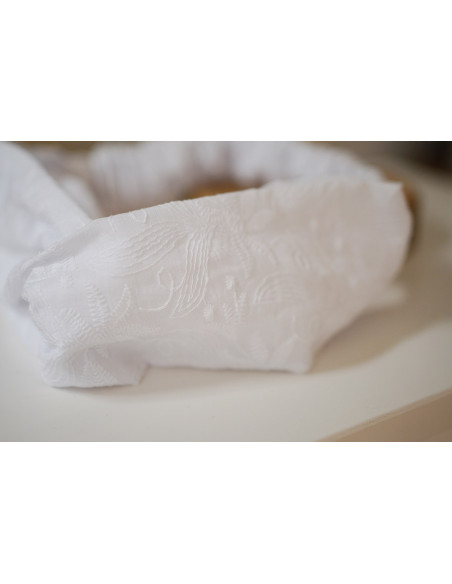 Bandeau Gabrielle Broderie Anglaise Blanche