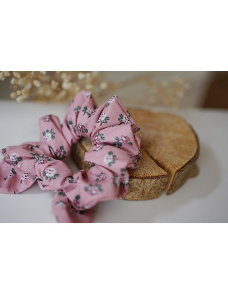 scrunchie bow Gaëlle Fleuri Rose Ancien