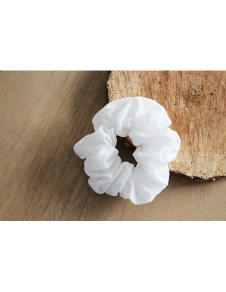 scrunchie Eva Blanc