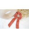 scrunchie Ruban kids Ivana Rose Marsala et gold