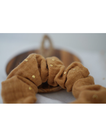 scrunchie bow kids Lou Camel et gold