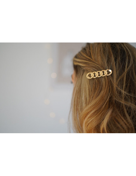 Barrette Lucille Chaîne Dorée
