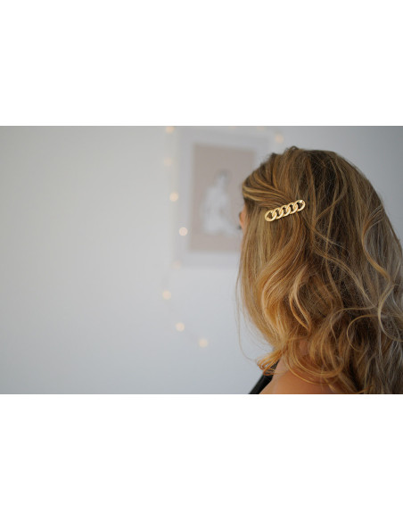 Barrette Lucille Chaîne Dorée