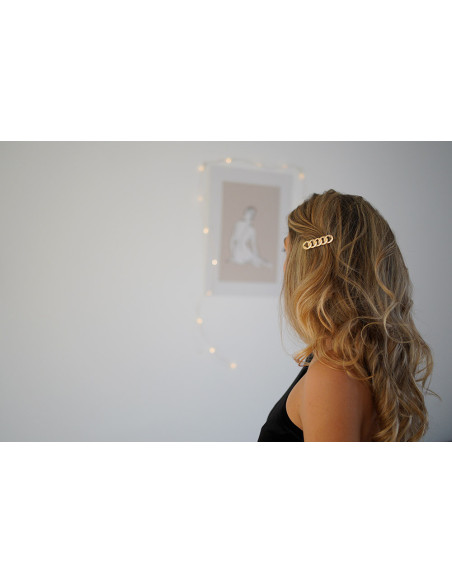 Barrette Lucille Chaîne Dorée