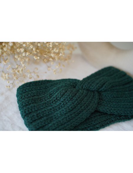 Bandeau Laine Isae Vert