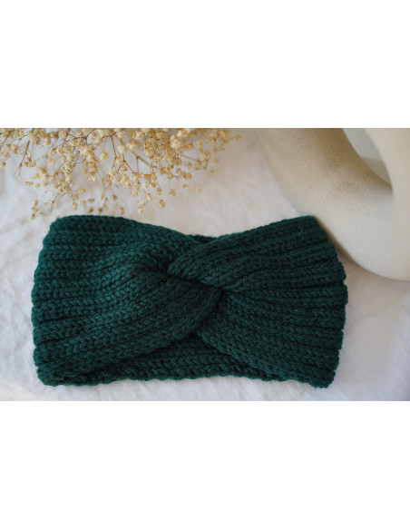 Bandeau Laine Isae Vert
