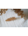 hair clip Isadora Feuille gold
