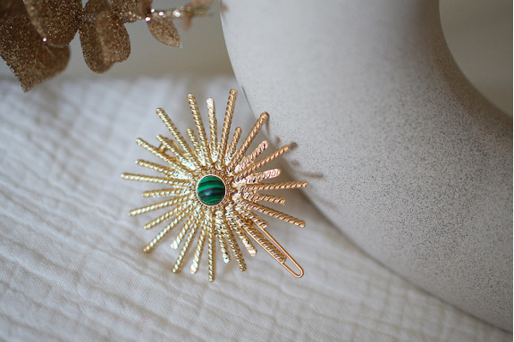 Barrette Taylor Soleil Dorée