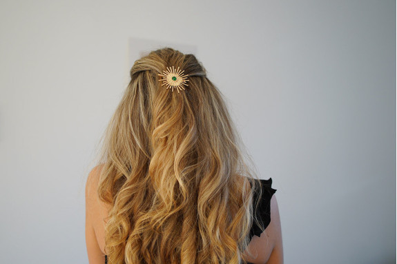 Barrette Taylor Soleil Dorée