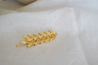 Barrette épis dorés Holy