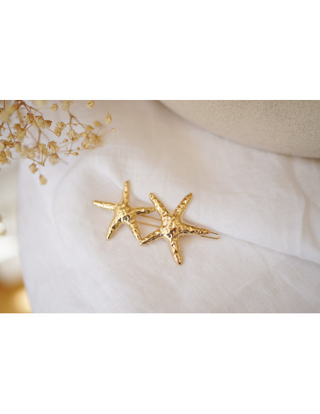Barrette Felipa Étoile de Mer Dorée
