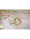 hair clip Olivia Ronde Feuillage gold