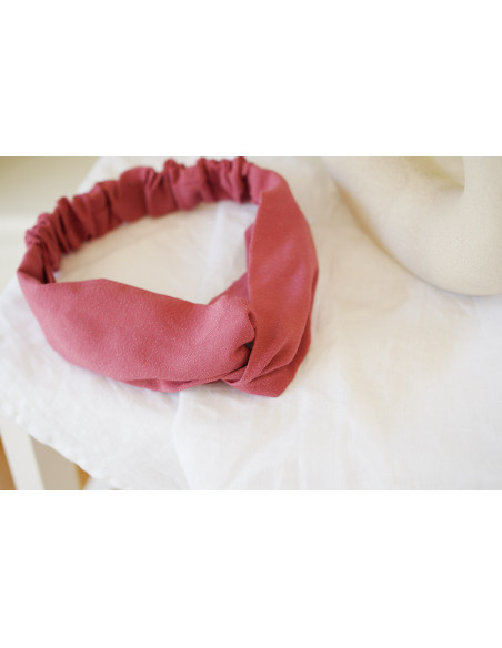 Bandeau Léandre Rose Ancien À Paillettes